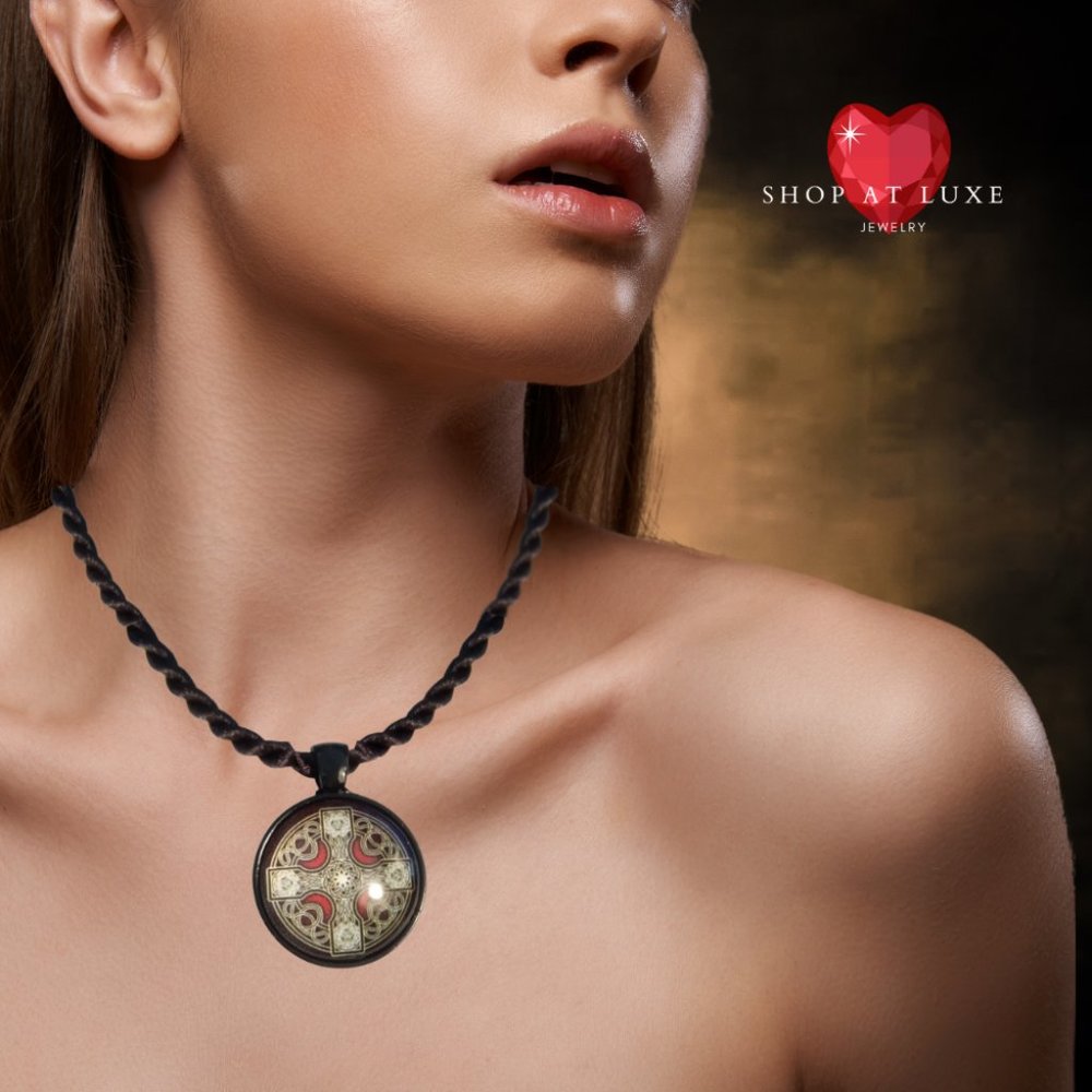 Celtic Knot Moon Goddess Necklace